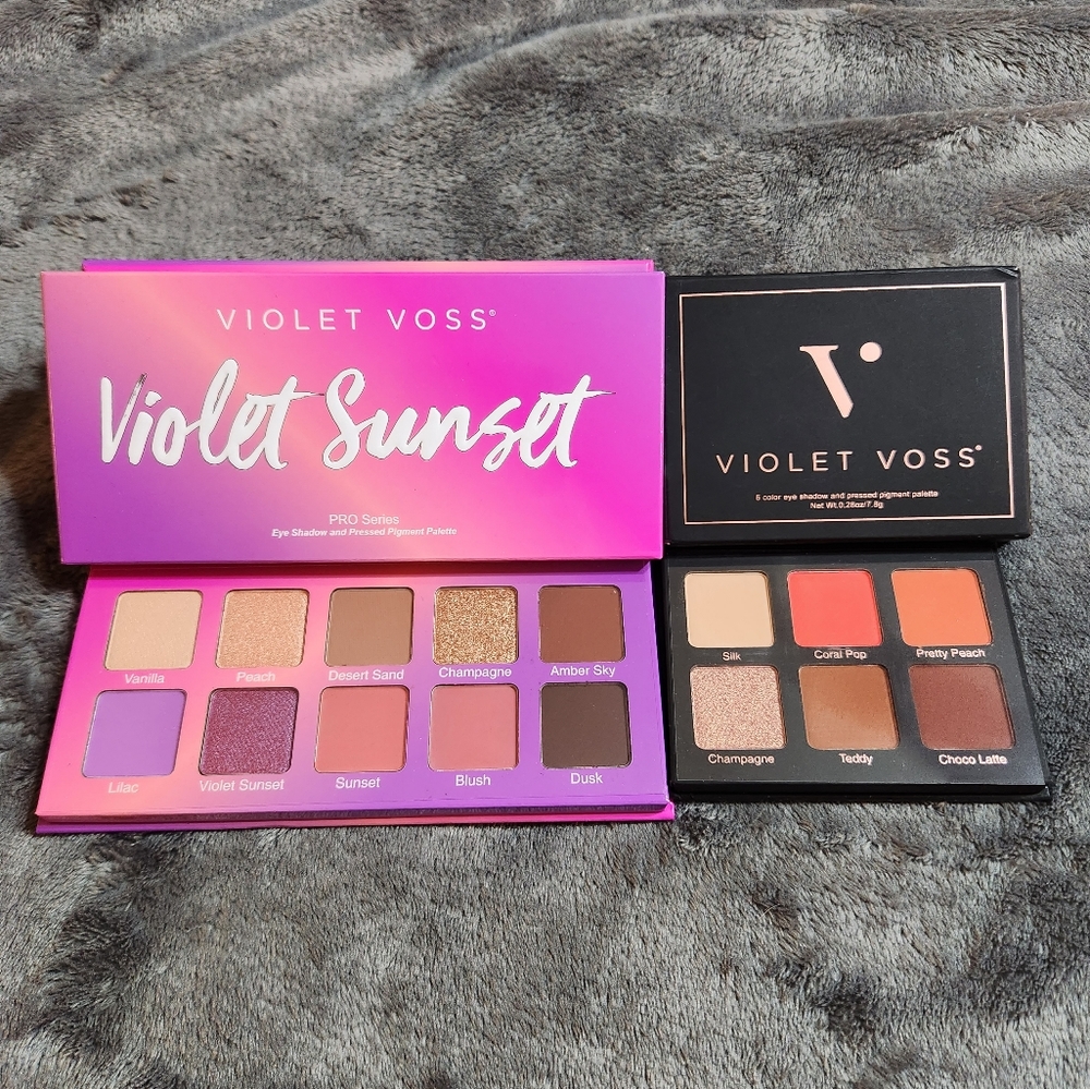 Violet Voss Violet Sunset Eyeshadow Palette & Coral Eyeshadow Palette